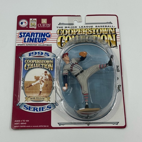 Vintage 1995 Kenner MLB Starting Lineup BOB FELLER Cooperstown Collection Figure - Picture 1 of 2